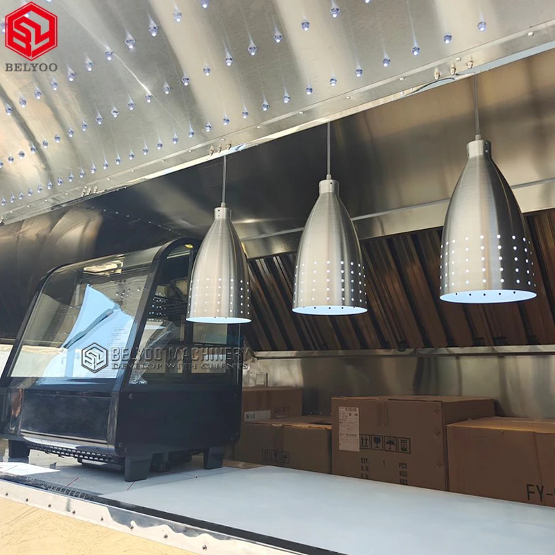 Elegant Food Truck for Smoothies Juices and Healthy Meals Ideal for Health-Conscious Consumers and Events Cart