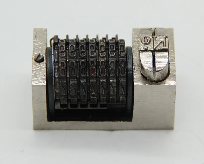 2021 hot sale printing number letterpress numbering head plunger type numbering machine 6digit 7digit