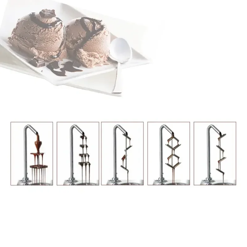 7L Commercial Chocolate Thermostat Melting Furnace Spray Machine Ice Cream Spray Equipment