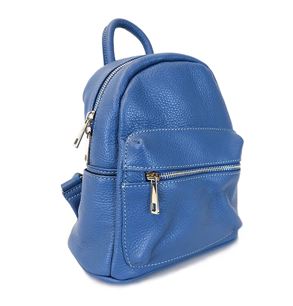 Top Sale Italy Brand Unique Design Sporty Style Genuine Leather Backpack For All Season For Export