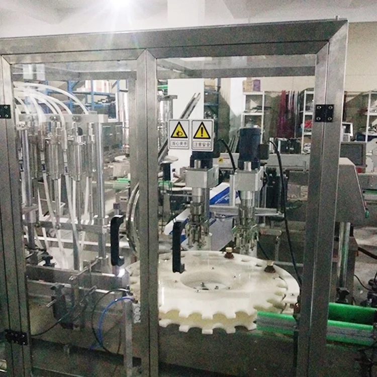 Easy Cleaning Automatic Spray Perfume Essential Oil Peristaltic Pump Vial Dropper Bottle Filling Machine Line