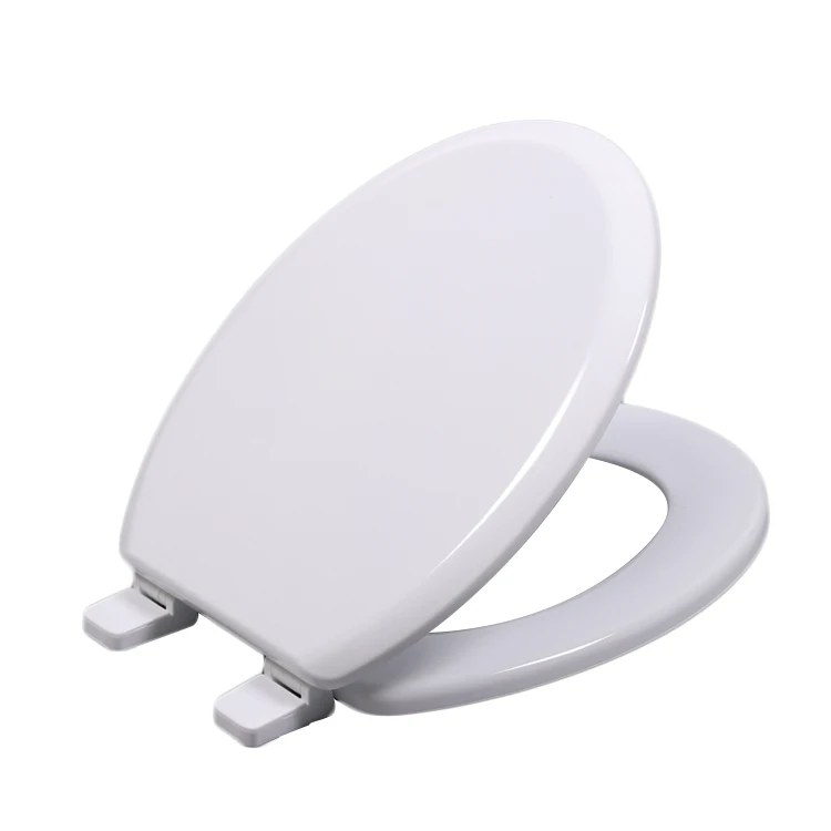 Bofan Wood beveled child bidet toilet seat cover easy matching PU toilet lid cover with plastic toilet seat hinges