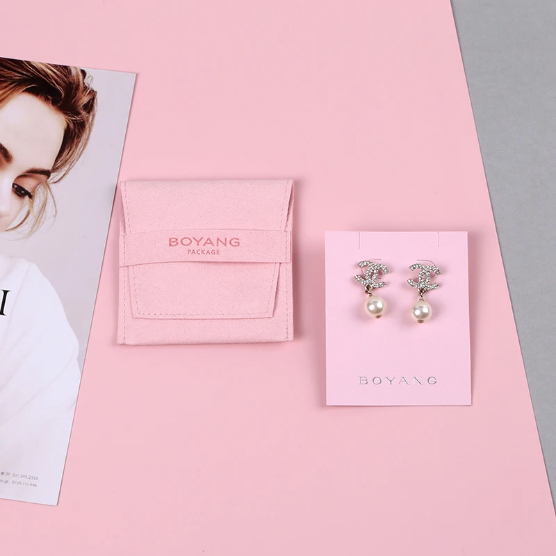 Новый дизайн, рекламная сумка из микрофибры, маленькие роскошные сумки для упаковки ювелирных изделий с логотипом на заказ