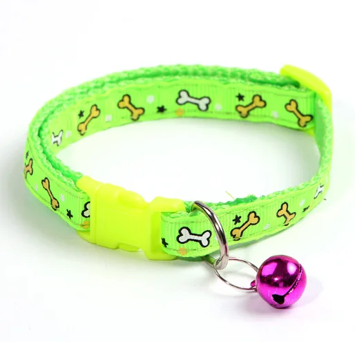Factory direct cheap cat collar beautiful pet supplier collar dog with bell