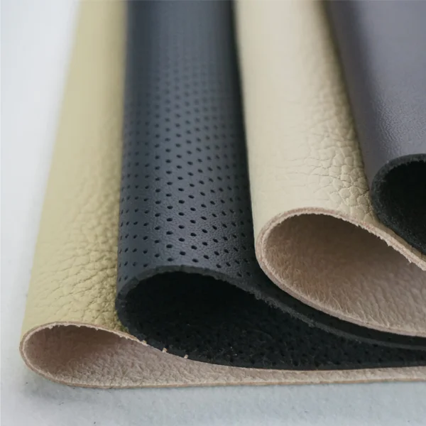 MICOOSON Eco Friendly Embossed Customize Black Microfiber Leather for Automotive