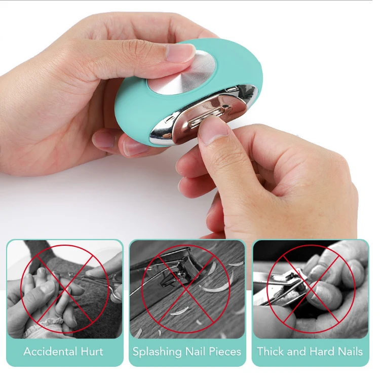 Baby Manicure Tool Smart Safety Electric Clippers Cutter Scissors Trimmer Automatic Nail Clipper