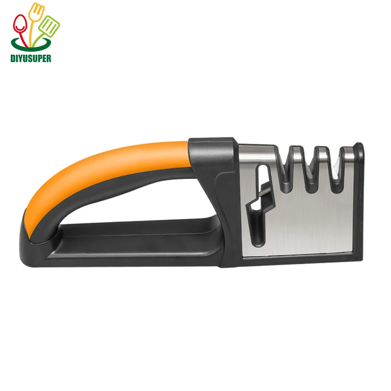 Best New Sharpener Professional Kit Manual 4 slots Knife Sharpener Kitchen Sharpener
