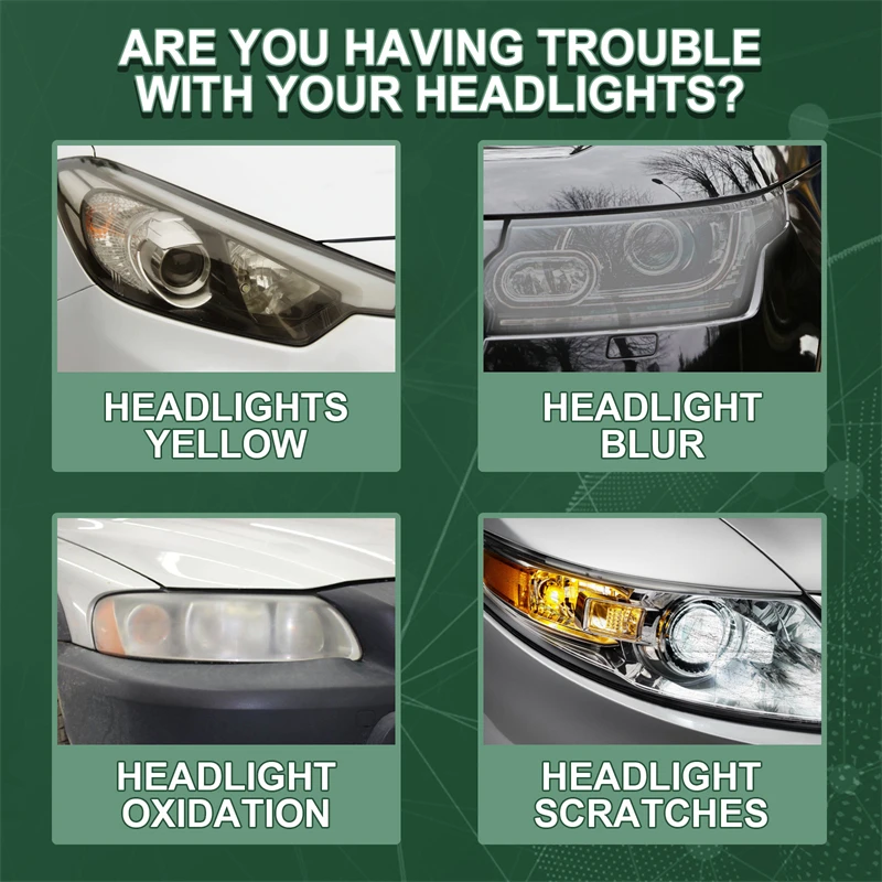 RAYHONG car lamp renewal yellowed blurred oxidated headlight polishing repairing liquid scratch resistant anti fouling fluid