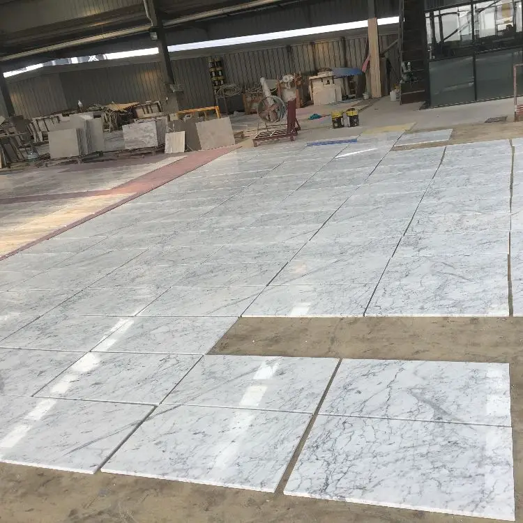Wholesale Marmo Tile 1200x1200 Bianco Carrara Venato White Floor Design Marble