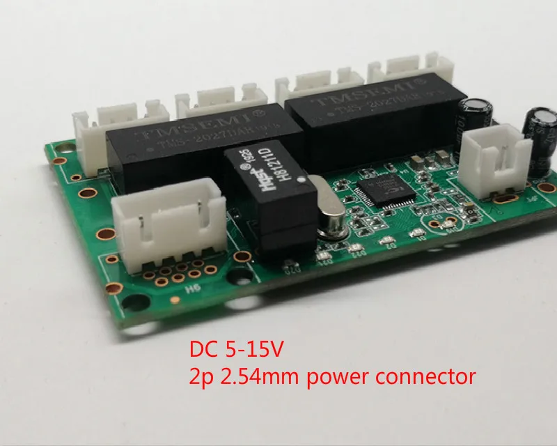 Factory price OEM mini 4 port ethernet switch with 1 uplink small printed circuit board