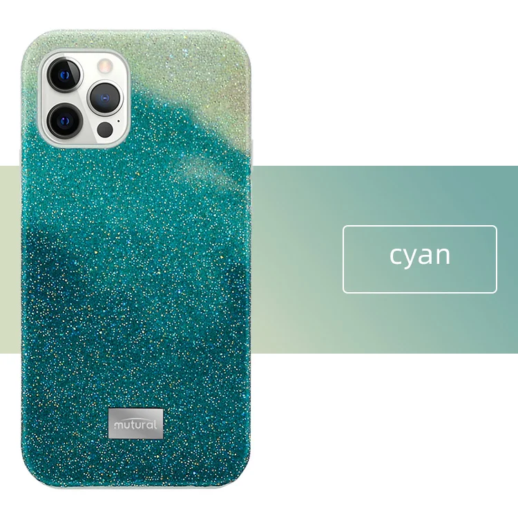 shinny diamond  PC Back  Anti-fall Cover Phone Case for iPhone 13 pro max Crystal Case