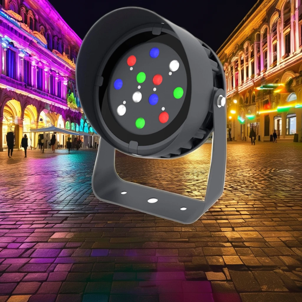 36 Вт IP65 водонепроницаемый алюминиевый уличный RGB Светодиодный прожектор для ландшафтного проектора