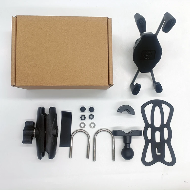 Motorbike Phone Holder Waterproof Aluminum Alloy Mobile Phone Holder Stand For Motorcycle