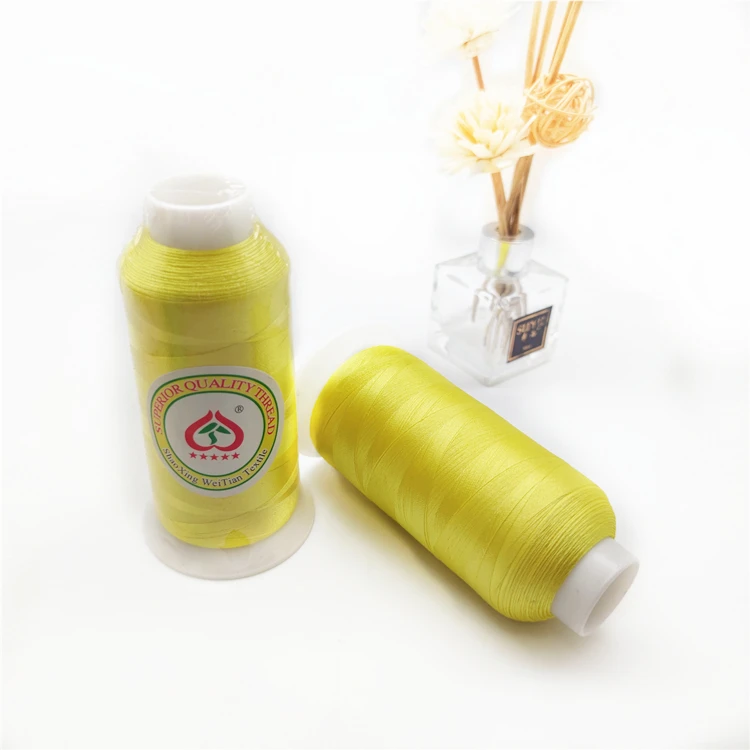 hand embroidery silk thread 150D/2 photosensitive color sewing thread white turn purple uv embroider thread