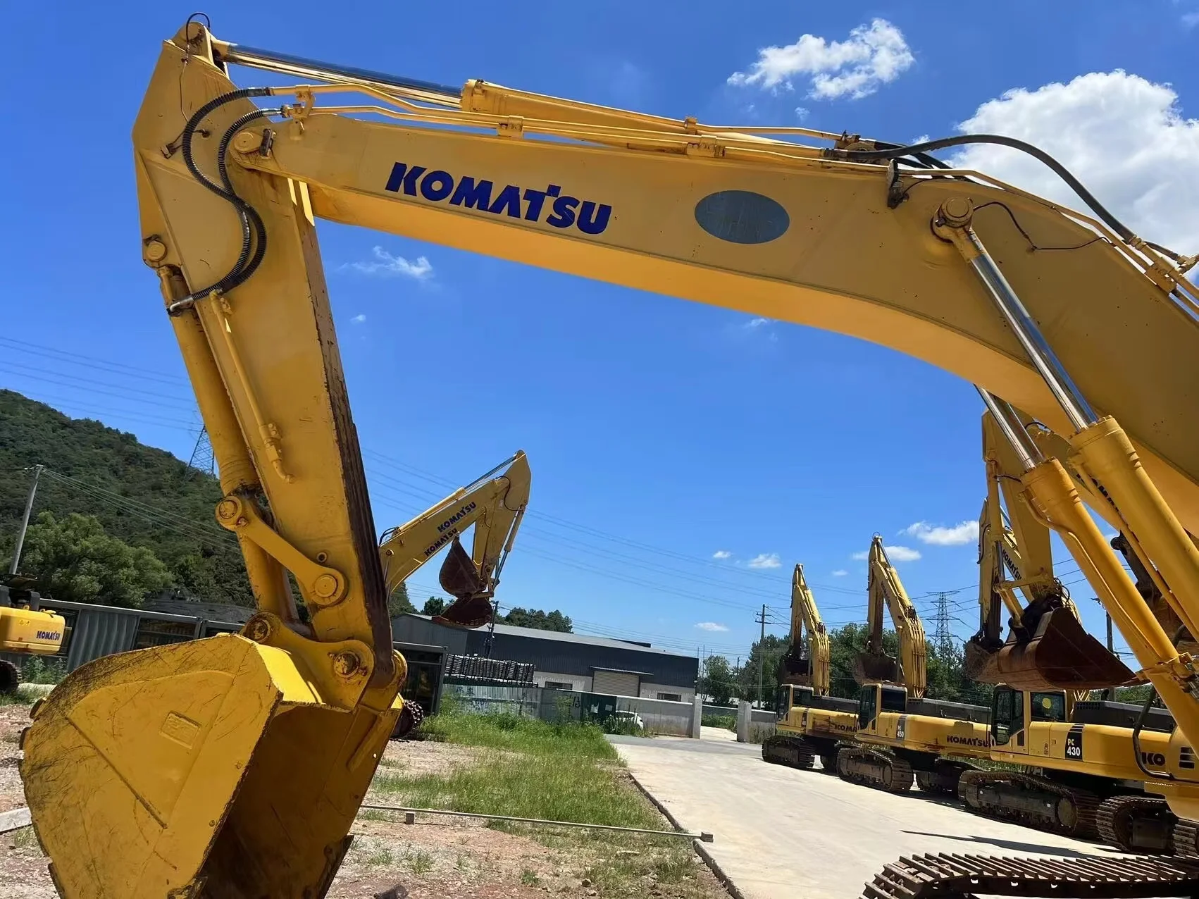 Оригинальный 40-тонный подержанный экскаватор komatsu pc400 ~ 8 для земляных и горных работ