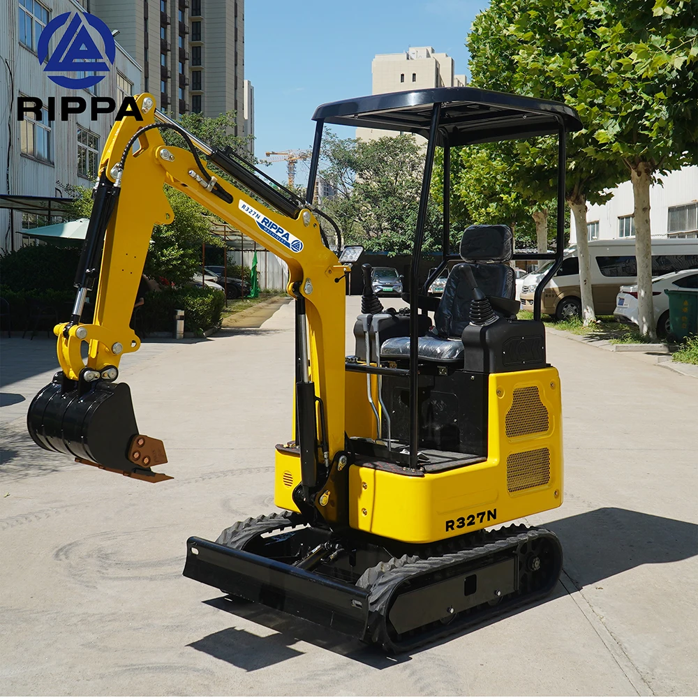 Rippa New Machine R327N EPA Engine Excavator Farm Digger Crawler Excavator Mini Digger