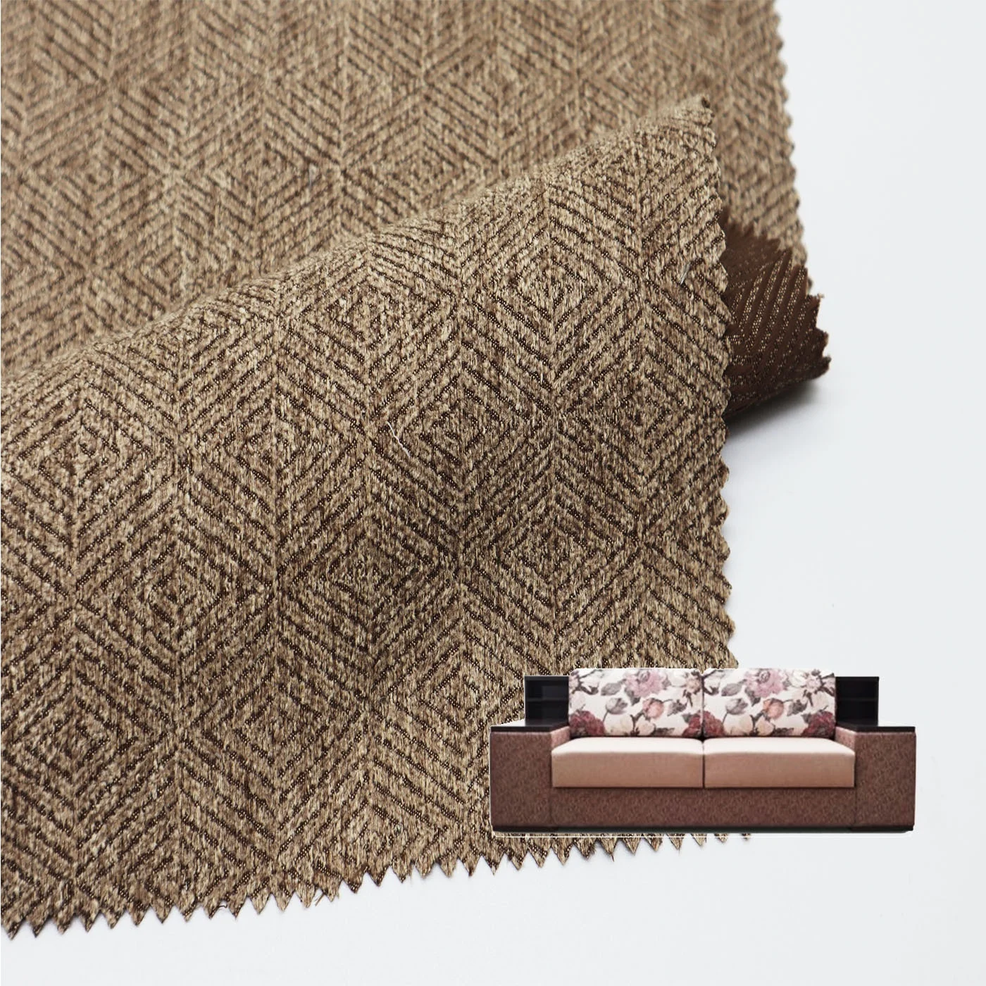 jacquard fabric 85%polyester 15% nylon  velvet look home textile sofa home decoration furniture fabric