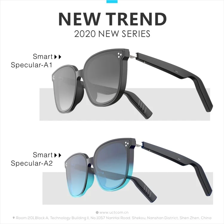 New design OEM sexy bluetooth sunglasses 2020 outdoor sports oversized eyewear wireless Directional Audio Sun glasses for unisex