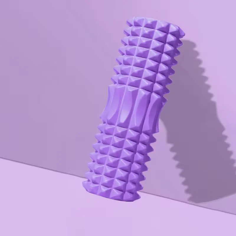 Factory Direct Sale Muscle Relax EVA PVC Hollow Columnar Wholesale Eco Friendly Custom Branded Yoga Soft Back Foam Rollers 45cm