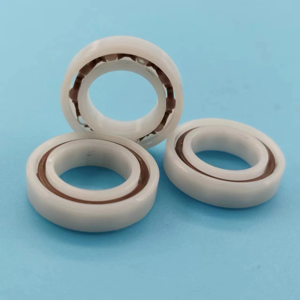Custom small plastic roller radial bearing without seel pom plastic ring bearing 6801 mini plastic ball bearing