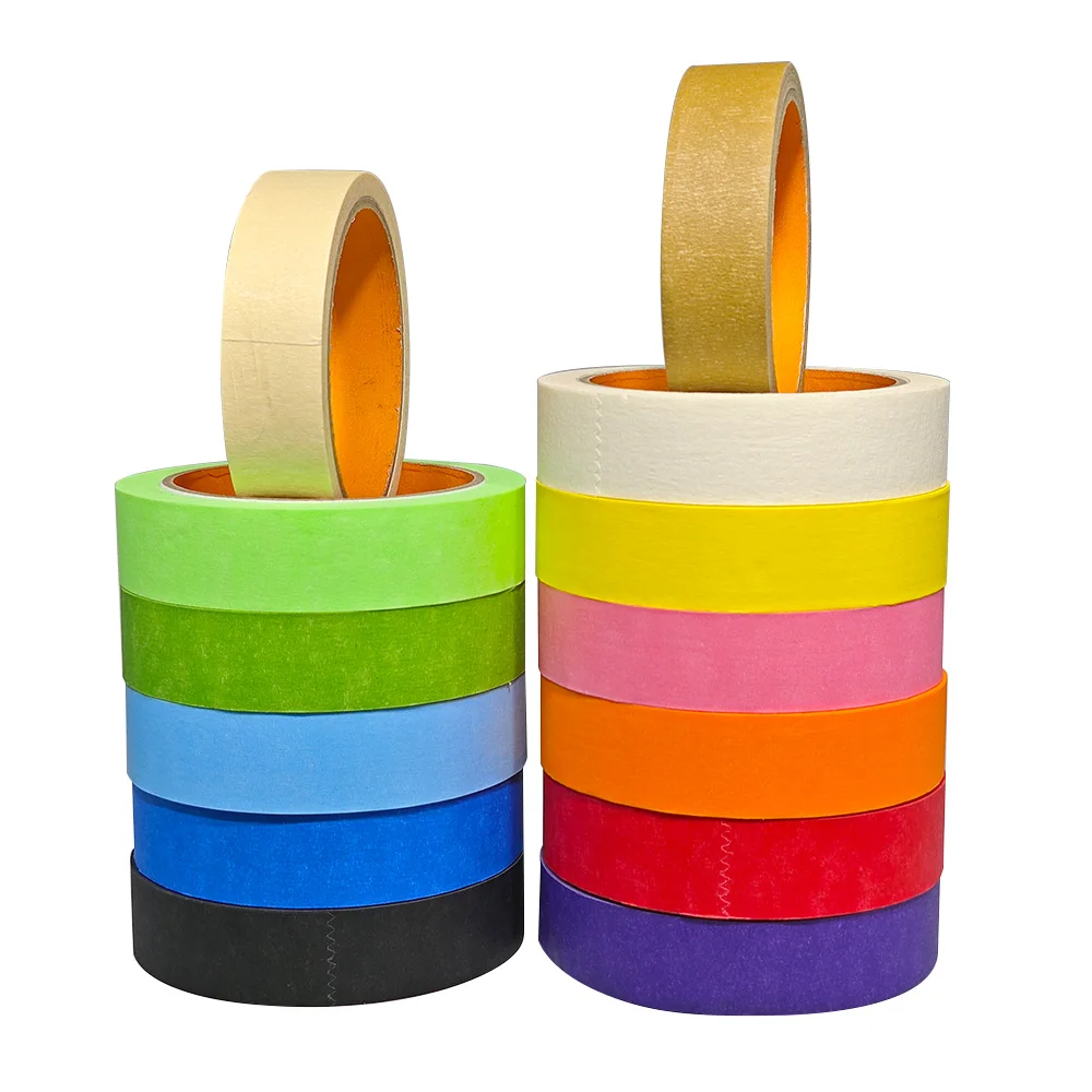 Verified Supplier Masking Tape Outdoor Factory Supplier No Residue Adhesive Masking Tape for Painting