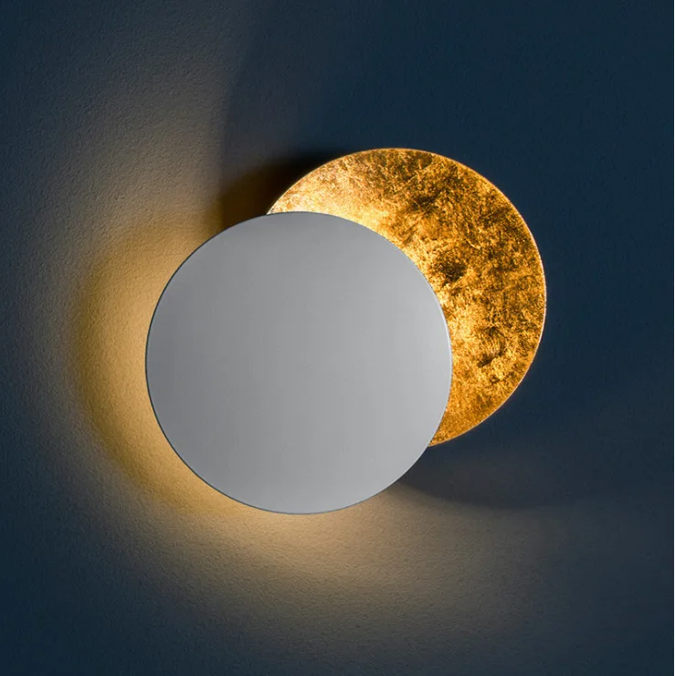 new bathroom fancy sconce led indoor modern novel design golden supplier stair wall light