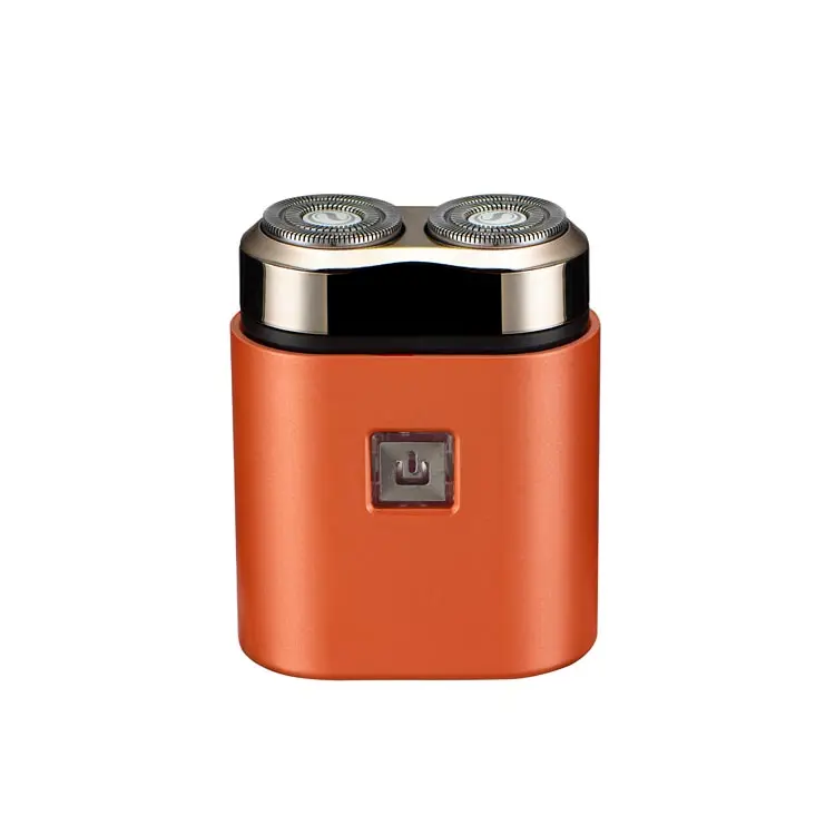 Portable Mini USB Rechargeable Shaver for Men Cordless Electric Trimmer with Waterproof Shaving Head for Face Car Hotel Use