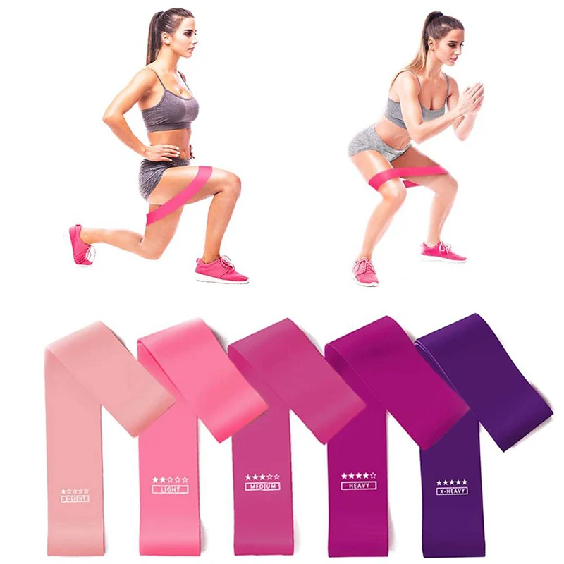 
Customized Logo Natural Latex Fitness Workout Bands Exercise Bands Resistance Loop Bands for Home Fitness, Stretching 