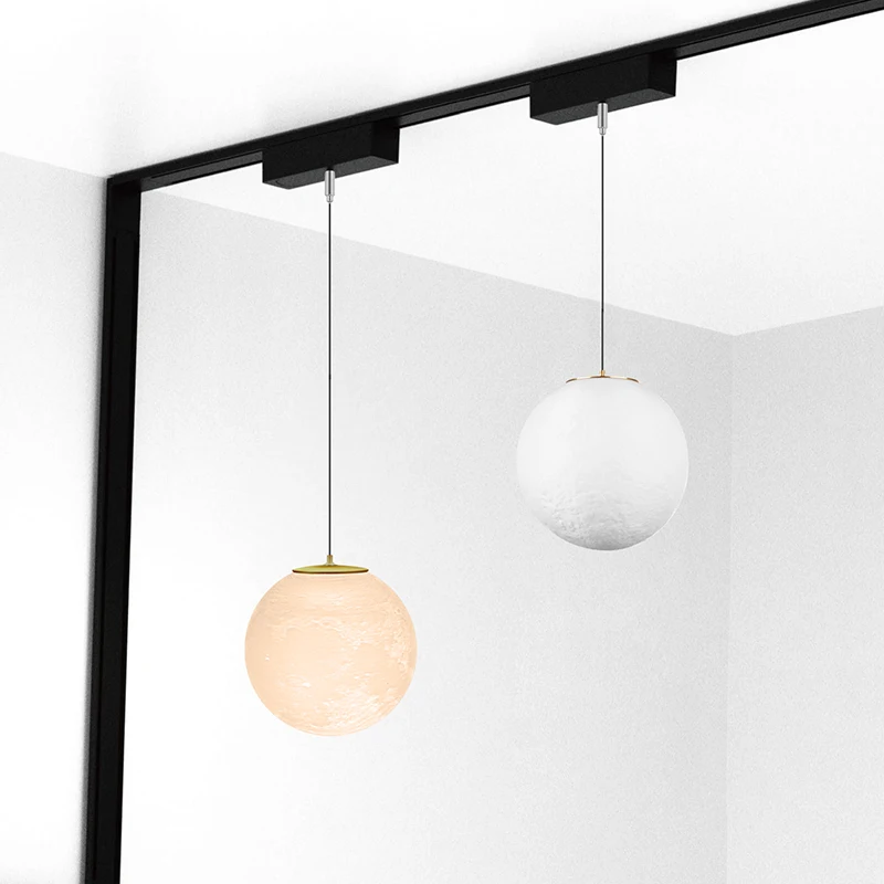 Durable Magnetic ball pendant light bulb light Downlight spotlights  Magnetic circular bowling light Earth Lamp Lunar Lamp