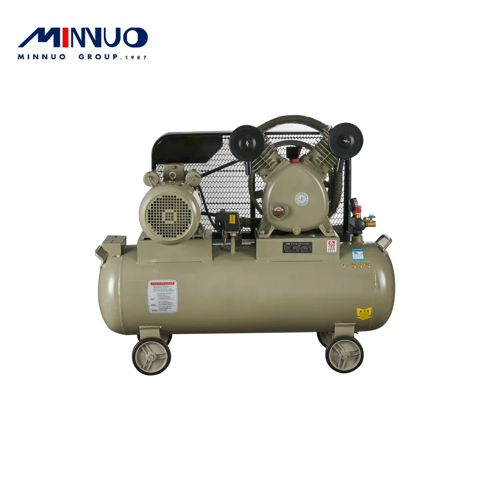 Low price piston air compressor round box belt machine with good quality