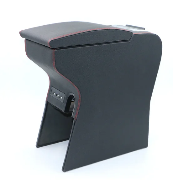 Car Center Console Armrest Storage Box Leather Arm Rest For Mazda 2  CX-3 2015-2019