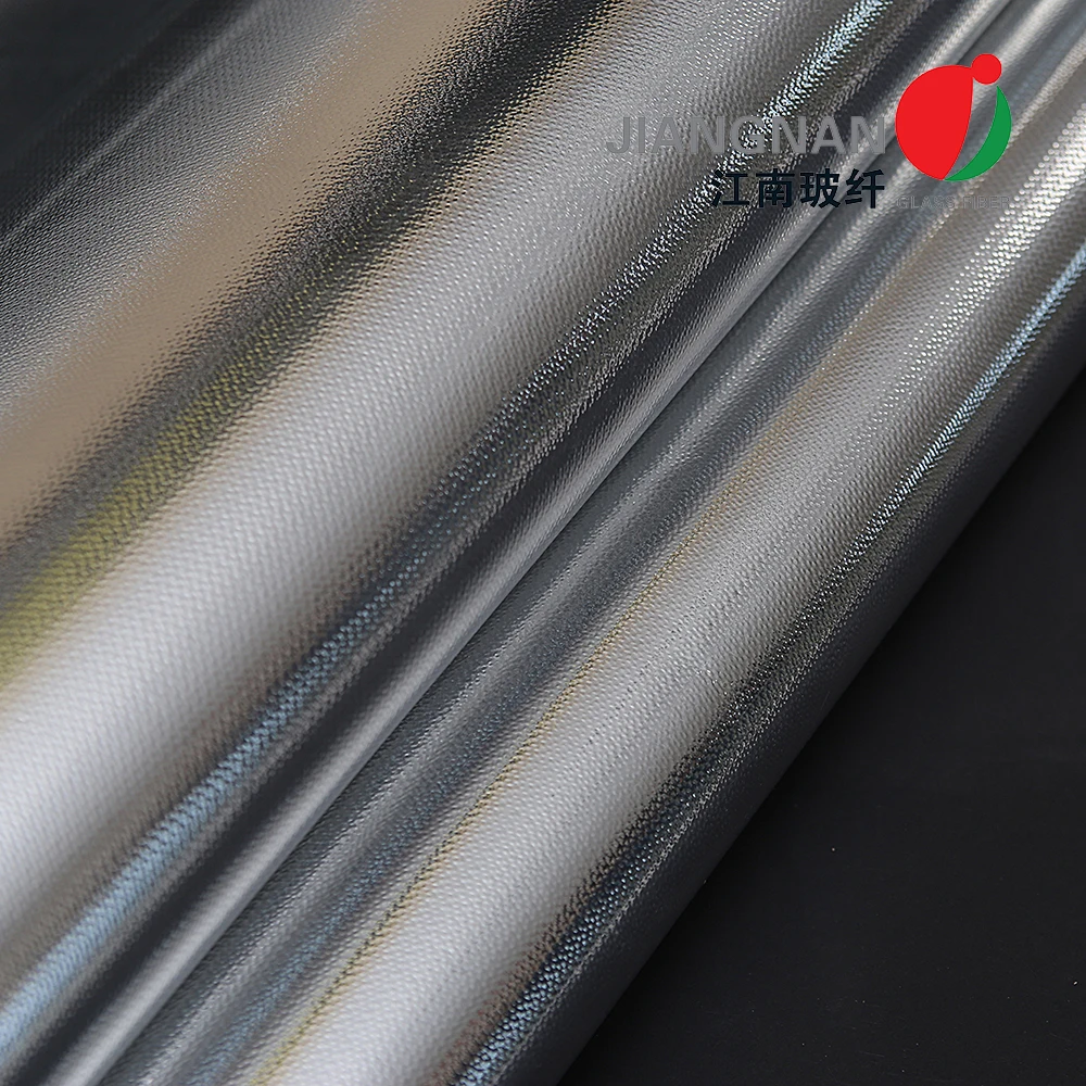 2020 Best Quality Aluminum Foil Coated Cloth Laminated Roll Fireproof Fiberglass Fabric 3732