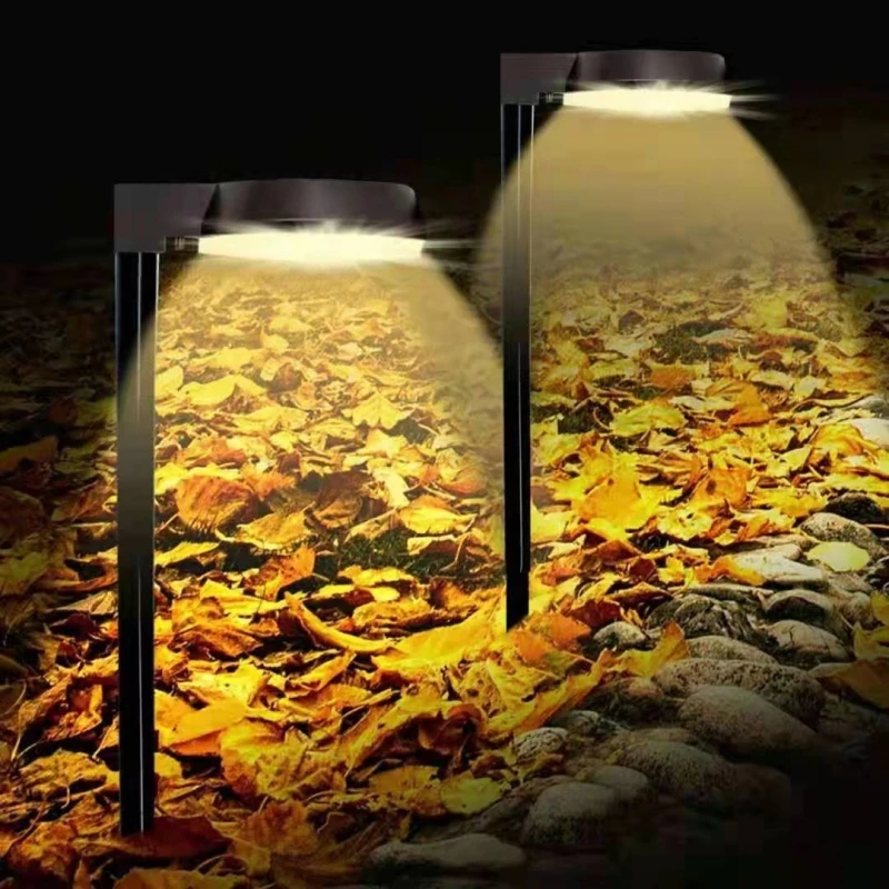 New Design 4W Dark hours Sensor Solar Powered Pathway Light Outdoor IP65 Waterproof Solar Garden Lights