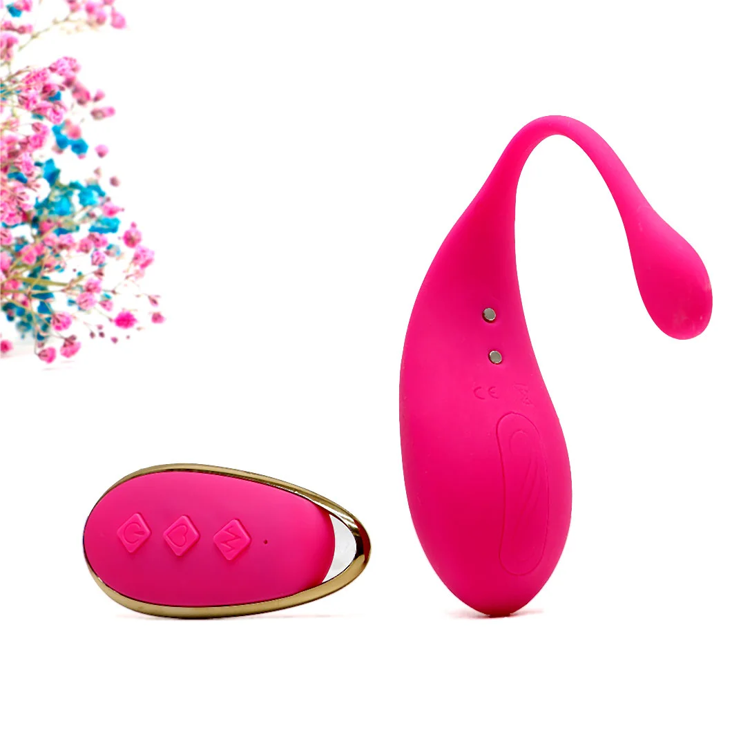 Silicone Vibrating Egg Vibrator With Remote Control G Spot Clitoris Massager Love Egg For Women Masturbation Egg Vibrator