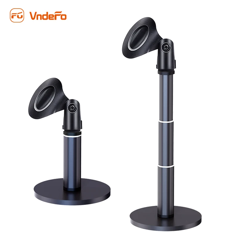 Microphone Stand Round Base Microphone Stand Tablet Holder Studio Recording Microphone Stand