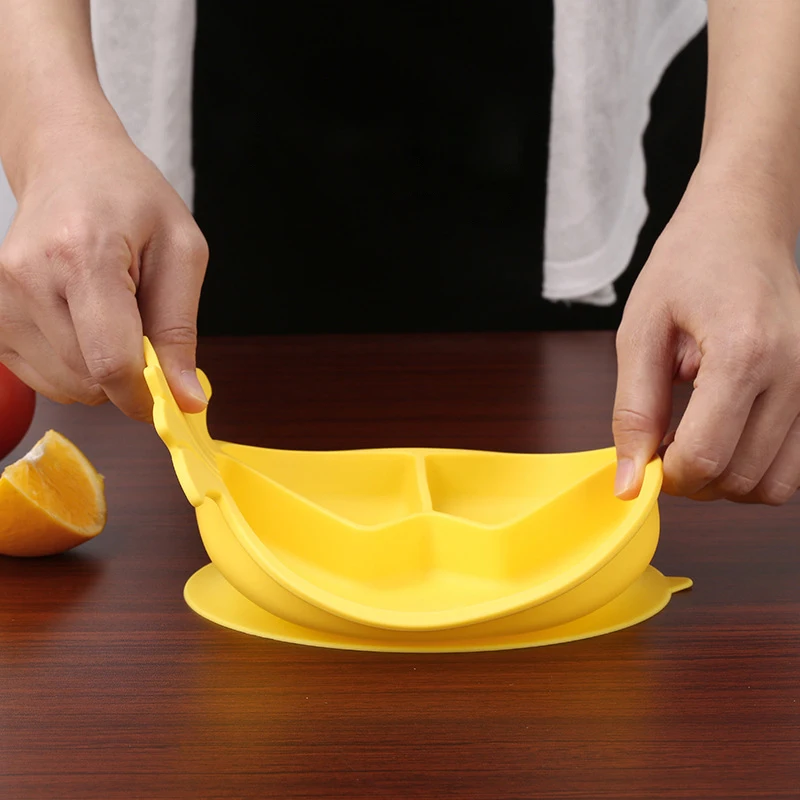 baby feeding supplies silicone tableware set Stainless steel spoon fork Other Baby Feeding Products