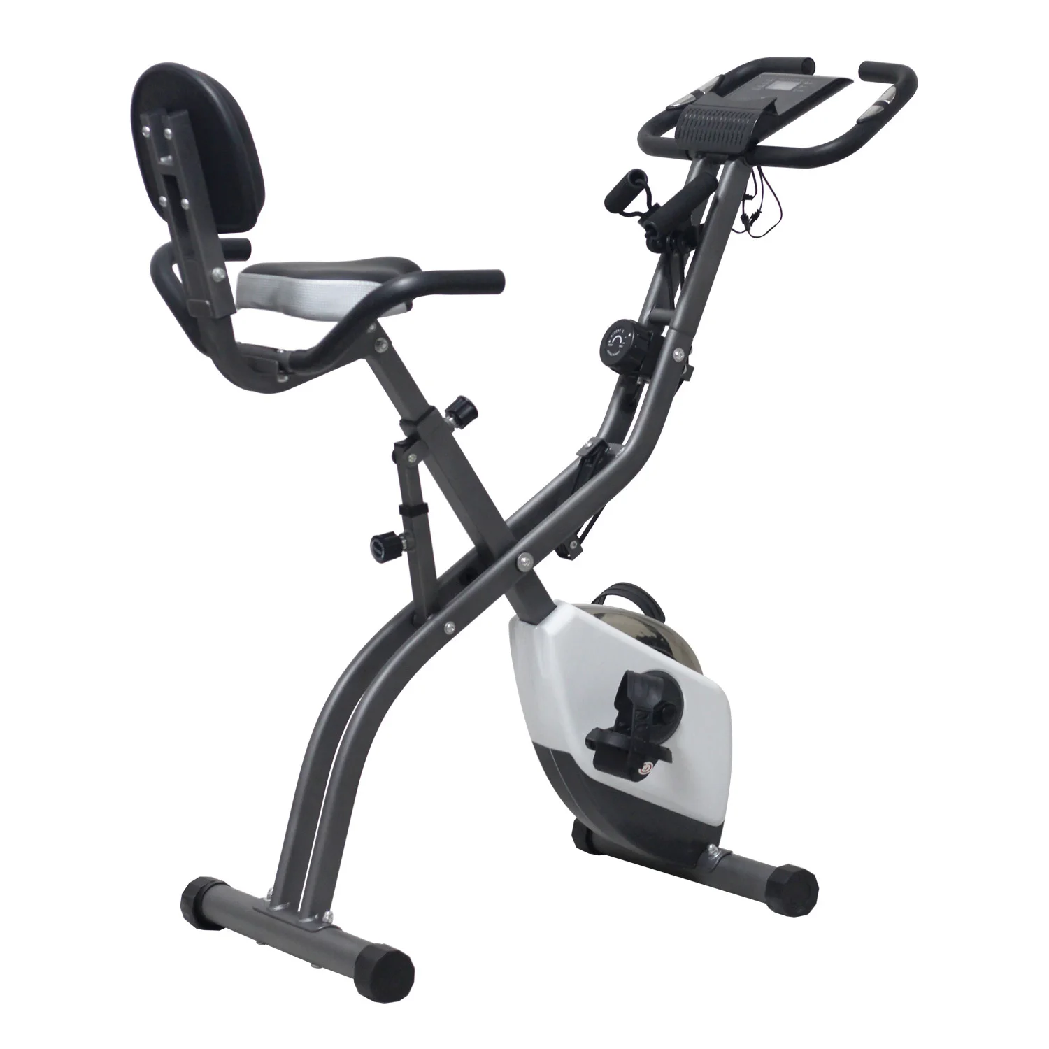Hot Selling Experience X Shape Simulated Bike Ride Exercise Bike with Heart Rate Non-slip Bearing Heavy