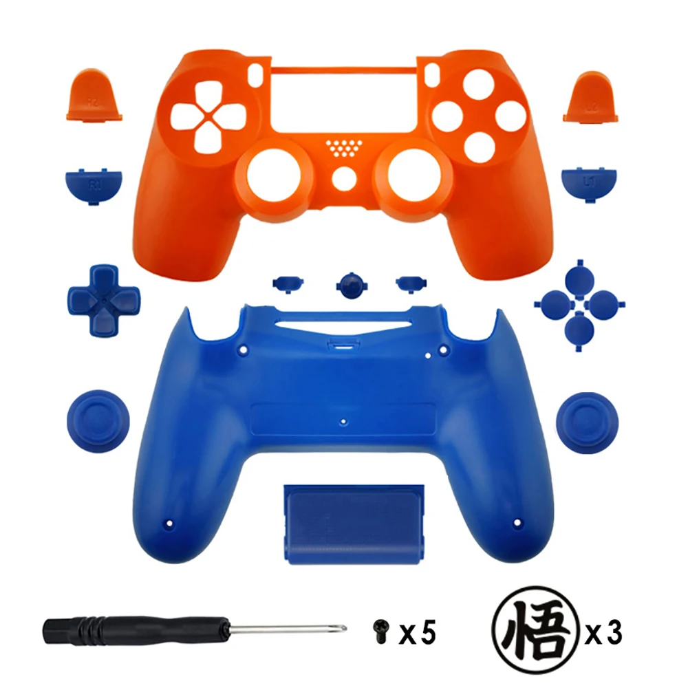 For PS4 Matte Surface Plastic Full Housing Shell Case for Sony Playstation 4
