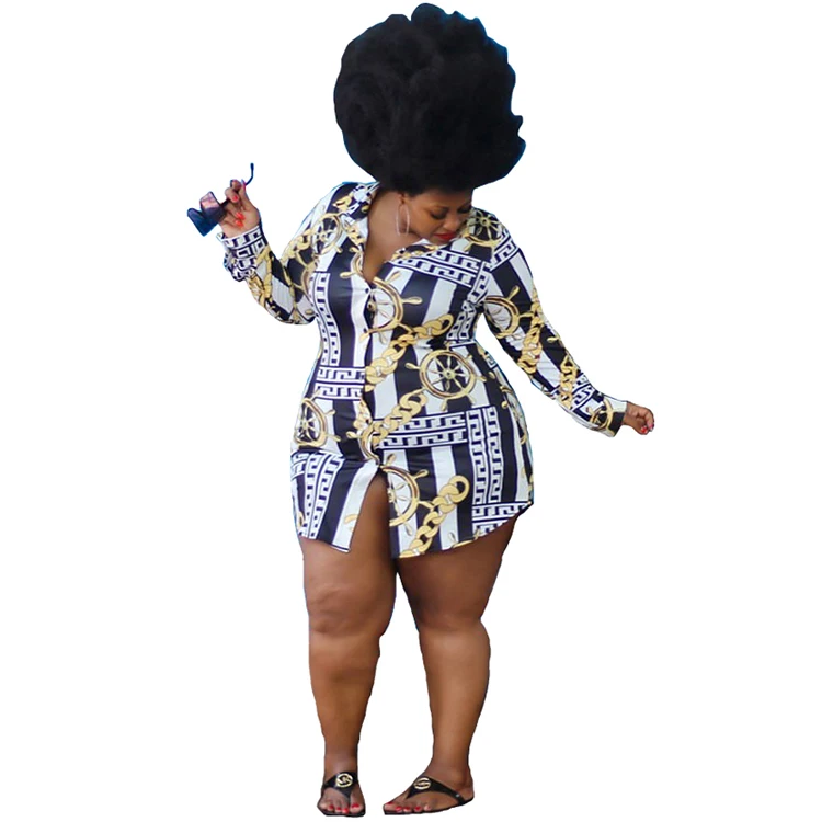 Оптовая продажа длинный рукав Плюс Размер Топы с принтом женские блузки женские топы Модные