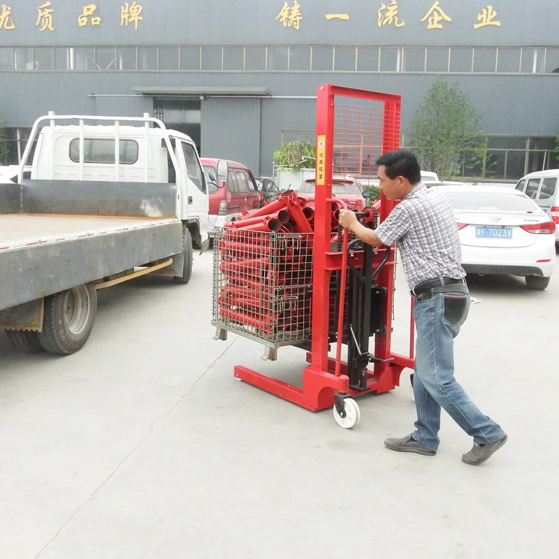 High Quality Hand Small Stacker Truck Manual Lift Forklift