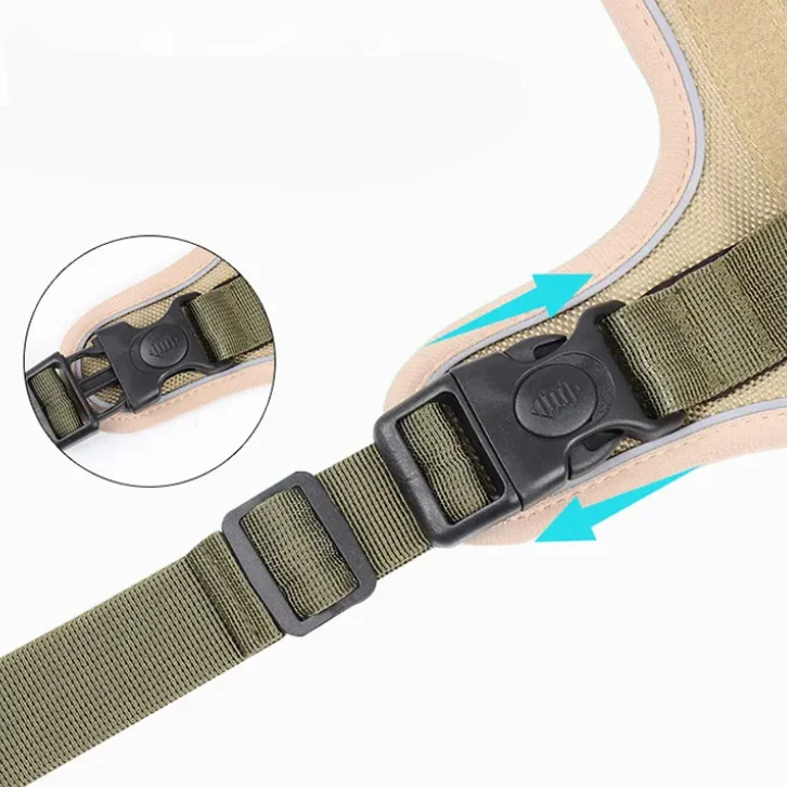Adjustable Straps Cheap Dog Pet Leash Traction Rope Reflective Chest Strap Harness For Large Dogs Pet Harnesses