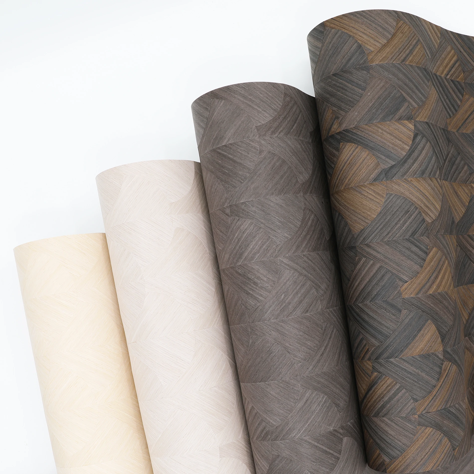 Greenland Shell Engineered Wood Veneer Collage Series table flooring Furniture Door Plywood skin Wallpaper For Home Decoration