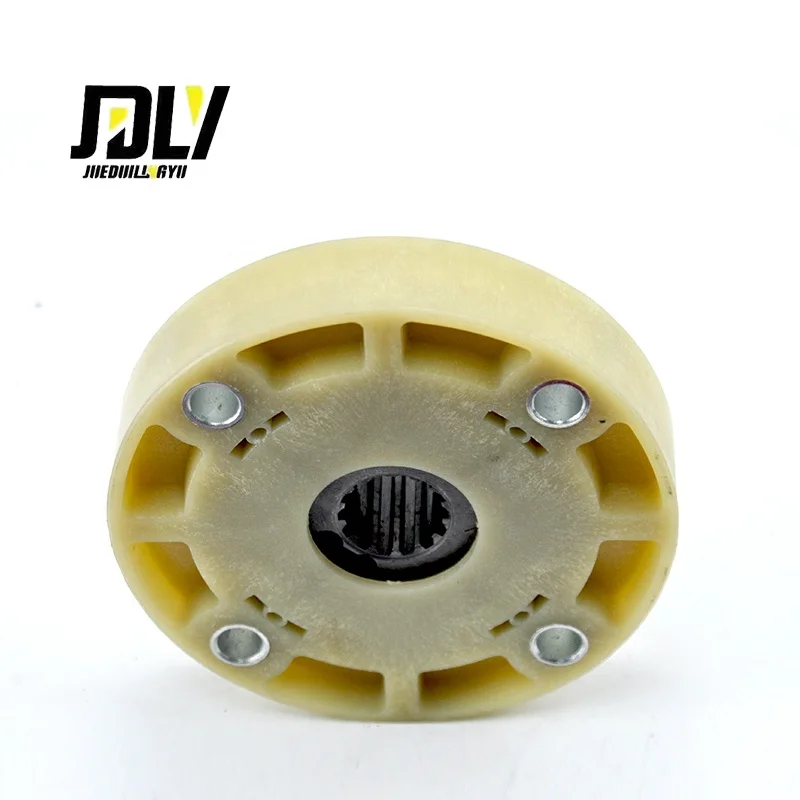 Excavator parts Shaft Connecting Coupling Spline Gear Shaft OD 200mm 4Holes ZE230