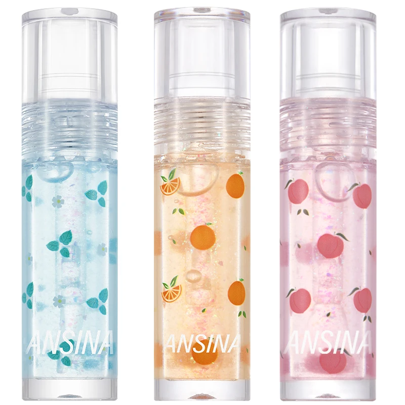 Shiny & Clear Ultra-hydrating Colorful fruits Lip Oil for Soft Plump-looking and deliciously glossy lips