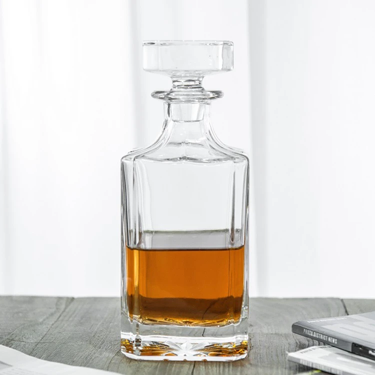 Wholesale Plain Round Crystal Wisky Decanter With Free Sample
