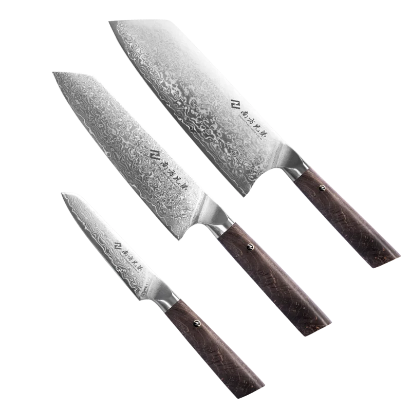  8 дюймов дамасский нож для VG-10 сталь японский кухонный шеф-повара с Нескользящая деревянная
