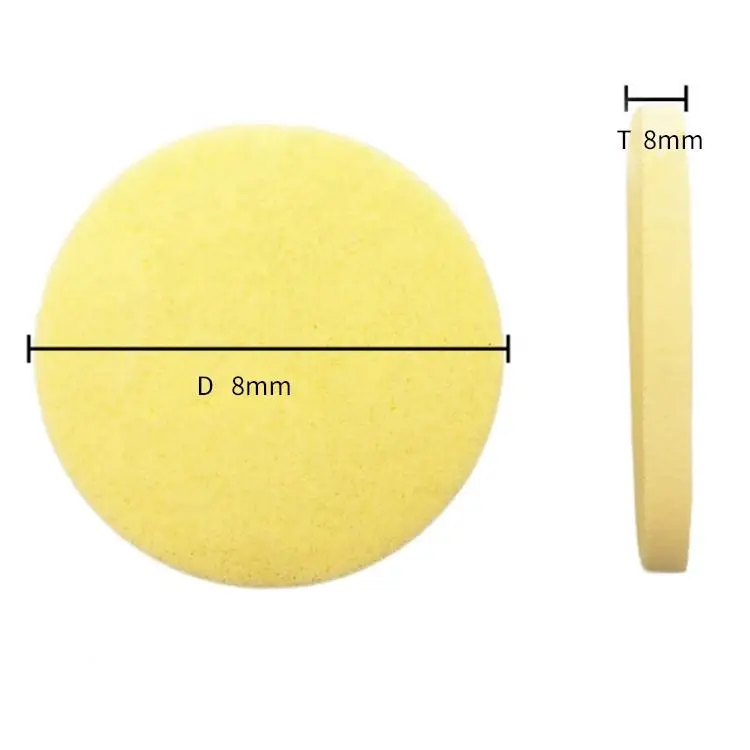 12pcs/pack PVA Material Water Damped Expanding Compressed Cellulose Facial Sponge