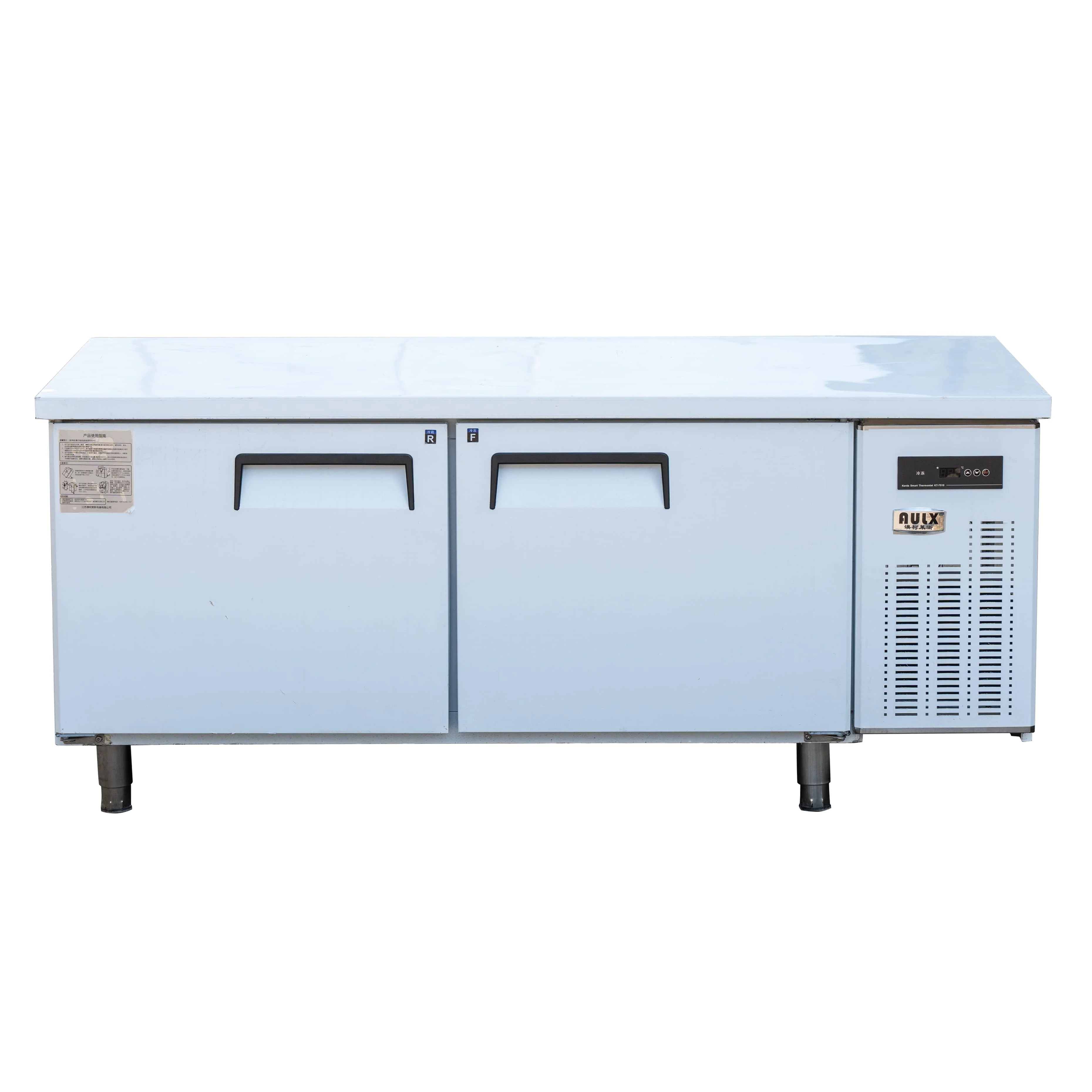 Manufacturer Direct Sales Electric Frost-Free Double Temperature Horizontal Freezer Commercial Household Frequency Conversion