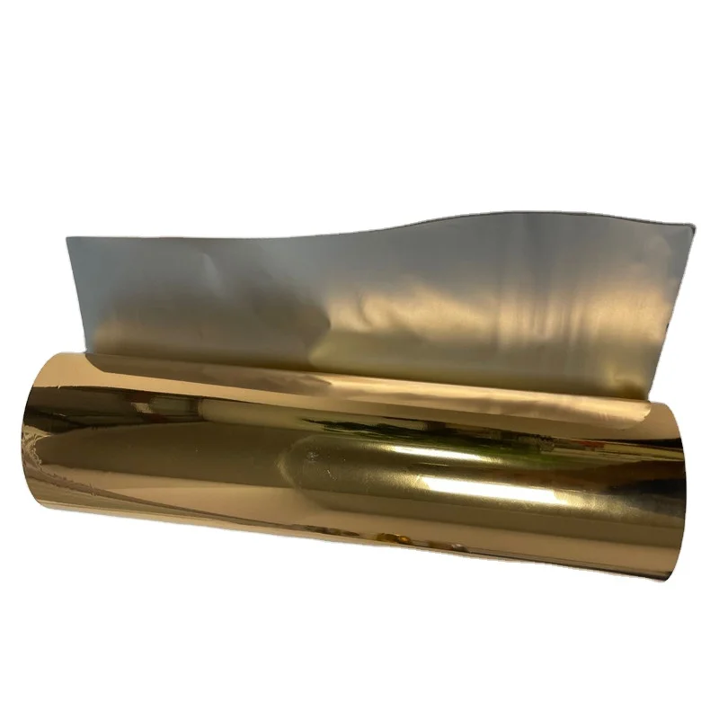 Золотой ПП ПЭ покрытый алюминий Металлизированный ПЭТ пленка ламинированный лист для строительства
