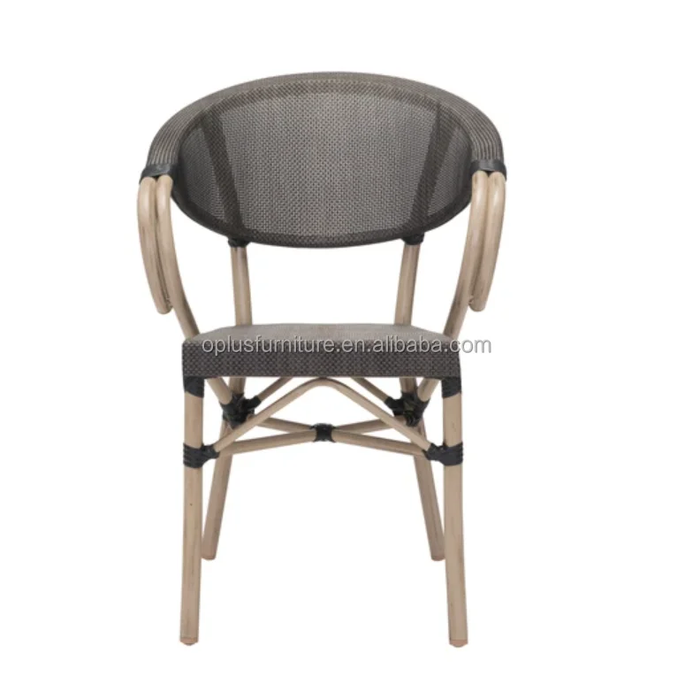 
factory direct wholsale cheapest dining chairs modern french bistro patio rattan wicker chair cafe chair meubelen Cafe stoel 